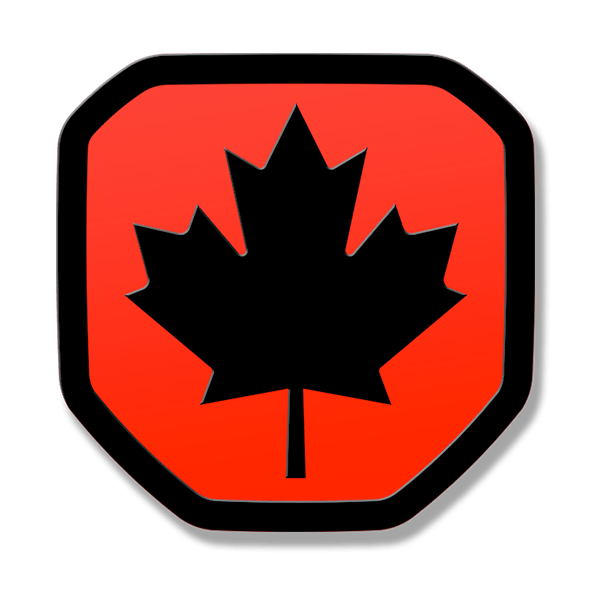 Billet Canada Leaf Tailgate Emblem 2019-up Ram 1500